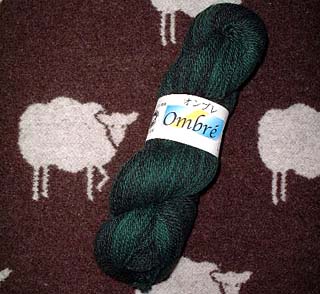 yarn ombre green