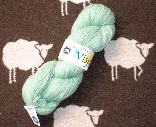 yarn pale green