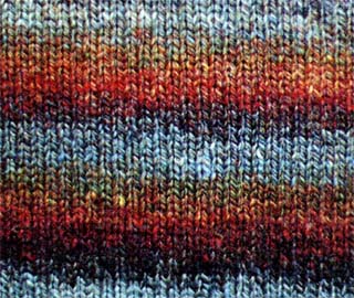 yarn dark karamell knitted